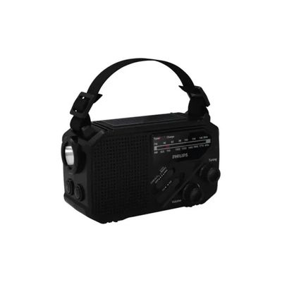 Philips TAR3500/00 Radio Digitale Portatile IP55, Nero