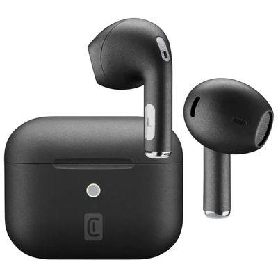 Cellularline Auricolari Bluetooth TWS Neri con Custodia di Ricarica Cellularline Auricolari Bluetooth TWS Neri con Custodia di Ricarica