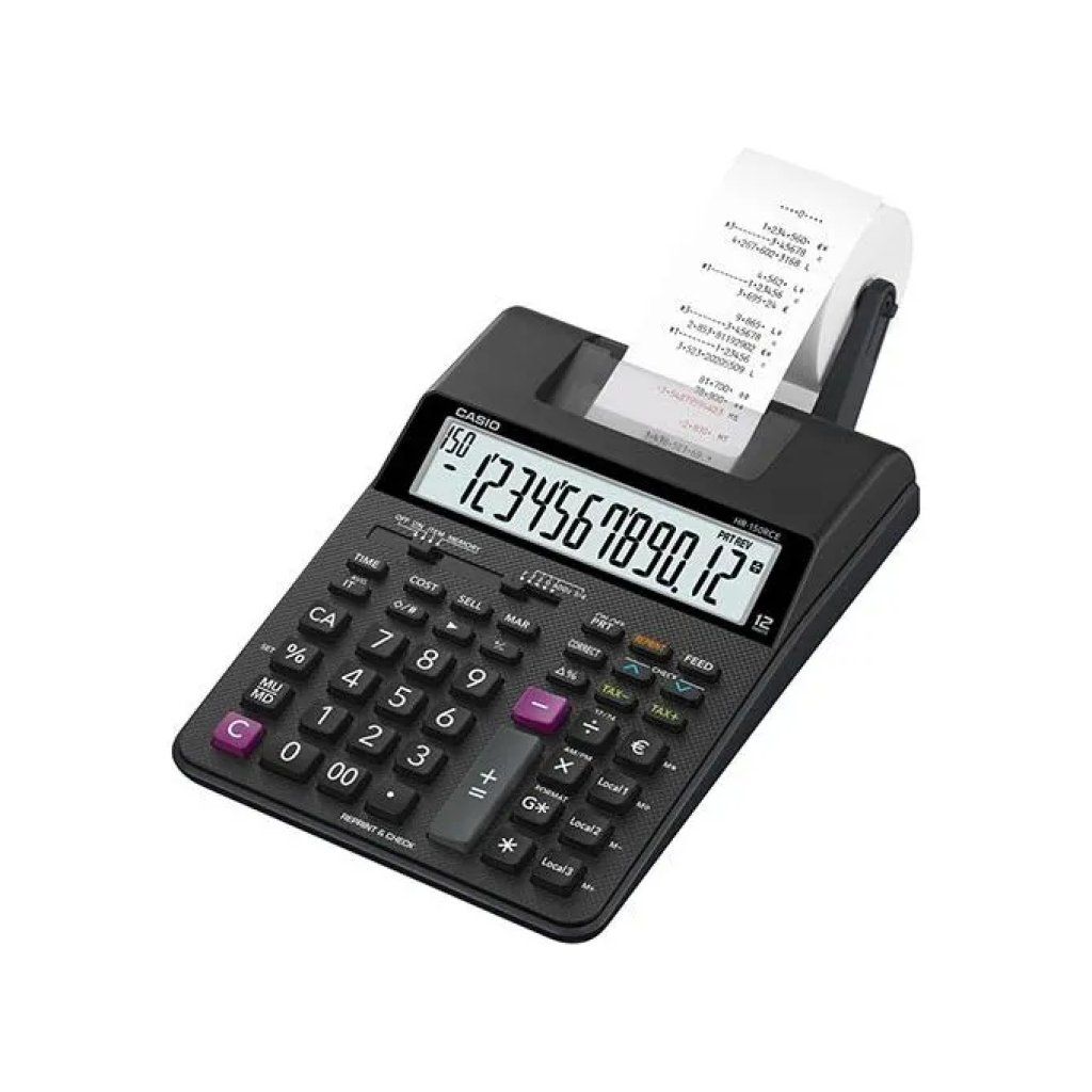 Casio HR-150RCE Calcolatrice da Tavolo con Stampa a 12 Cifre