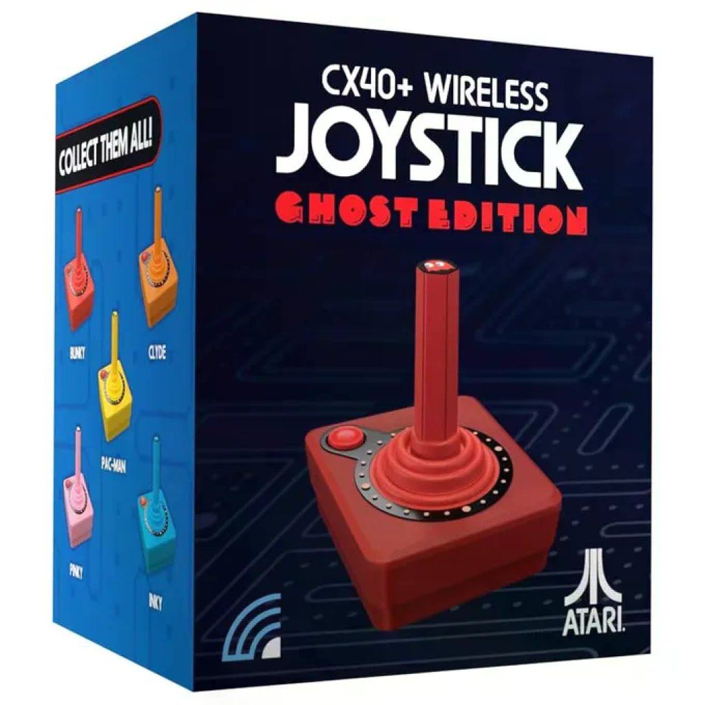 RETRO GAMES Atari CX40+ Ghost Edition – Joystick Wireless