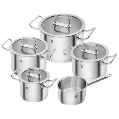 ZWILLING PRO Set di pentole 5 pezzi in acciaio inox 18/10
