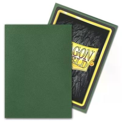 Dragon Shield Standard Matte Forest Green – 100 bustine protettive