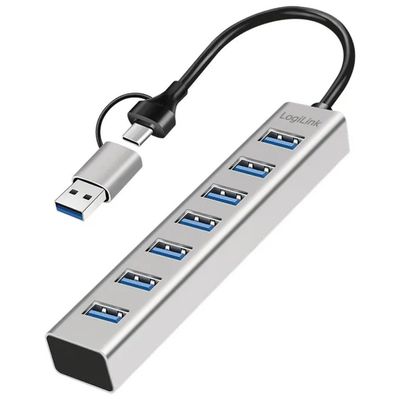LogiLink UA0441 Hub USB 3.2 Gen 1 a 7 porte USB-A LogiLink UA0441 Hub USB 3.2 Gen 1 a 7 porte USB-A