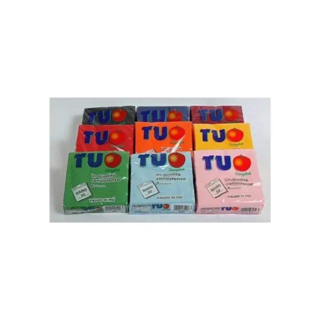 Essebidue Tovaglioli Monouso Arancioni, Confezione Assortita