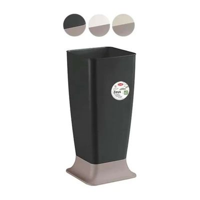 Stefanplast Zeus portaombrelli quadrato tortora 25×25×55 cm