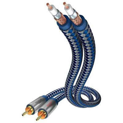 INAKUSTIK In-akustik 404015 Cavo Audio Stereo RCA 1,5 m Blu