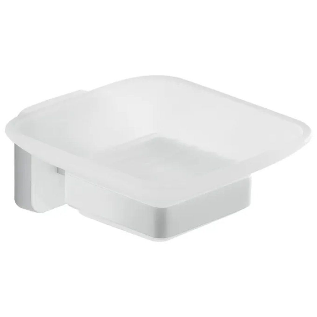 Gedy Tonga Portasaone da Bagno Bianco Opaco