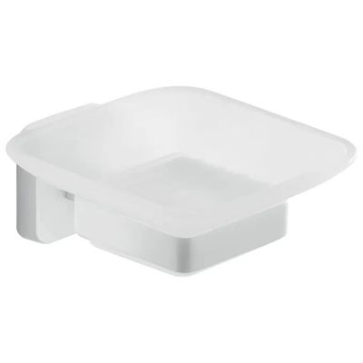 Gedy Tonga Portasaone da Bagno Bianco Opaco