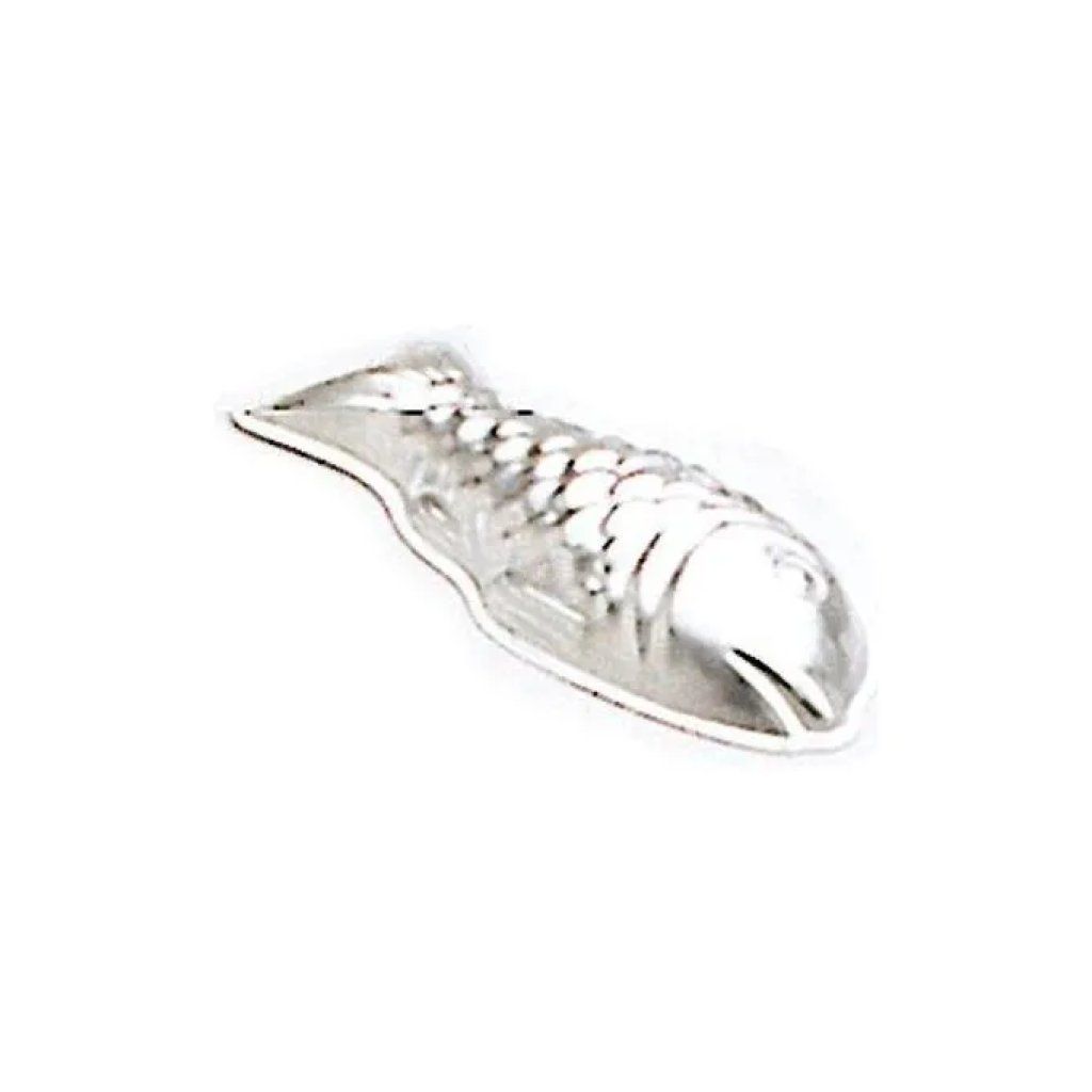Ottinetti Stampo a Forma di Pesce in Alluminio, 12 cm
