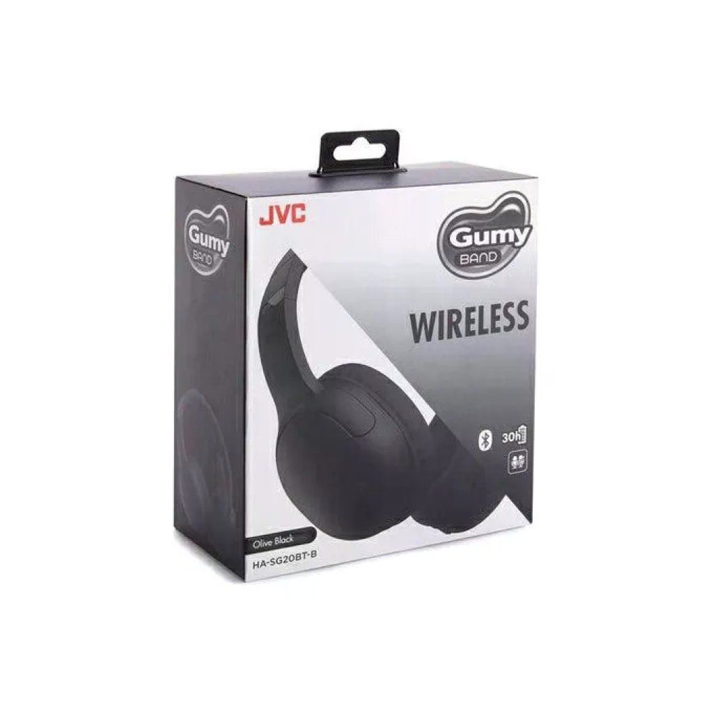 JVC HA-SG20BT Gumy – Cuffie On-Ear Bluetooth 5.4, Verde Oceano