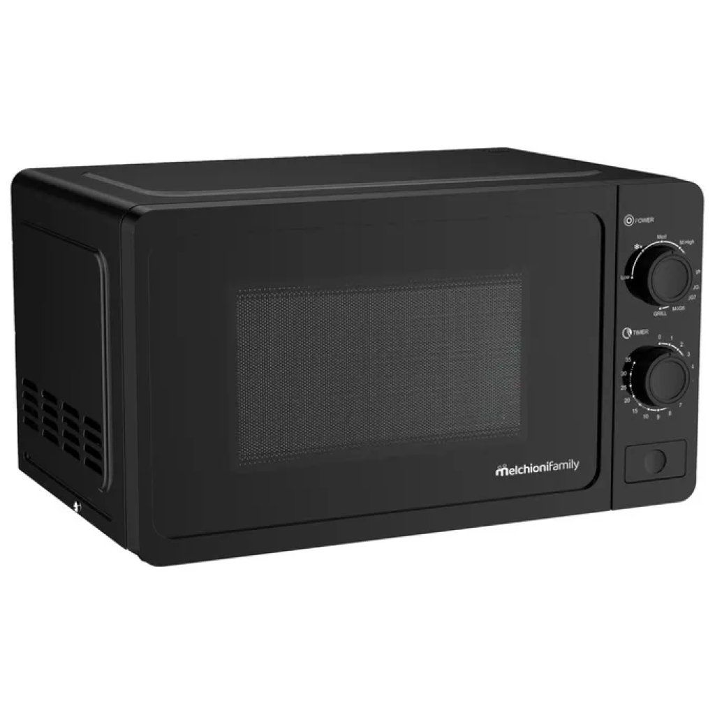 Melchioni ONDA Forno a Microonde con Grill 20 L, 800 W, Nero