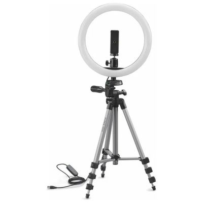 Cullmann Alpha 1000 Vlogging Kit con Treppiede e Luce LED ad Anello