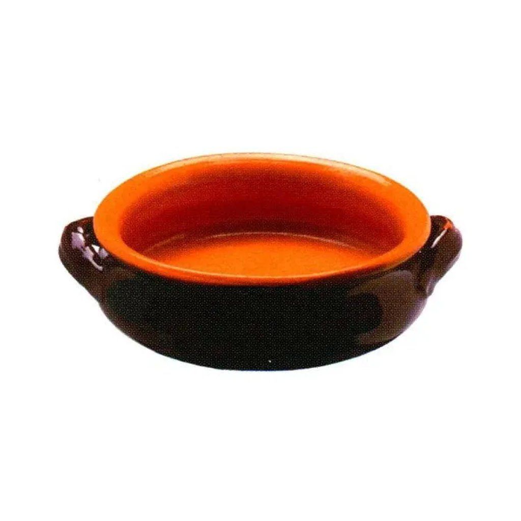 COLI Tegame basso in terracotta 25 cm con 2 manici