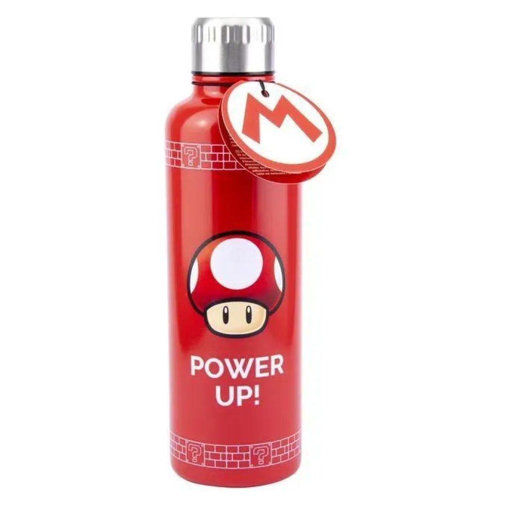 Paladone Nintendo Super Mario Power-Up – Bottiglia termica in acciaio inox 500 ml