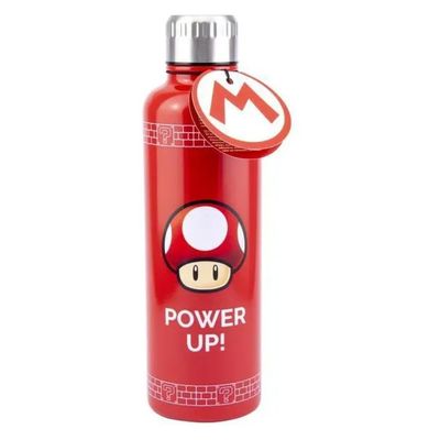 Paladone Nintendo Super Mario Power-Up – Bottiglia termica in acciaio inox 500 ml