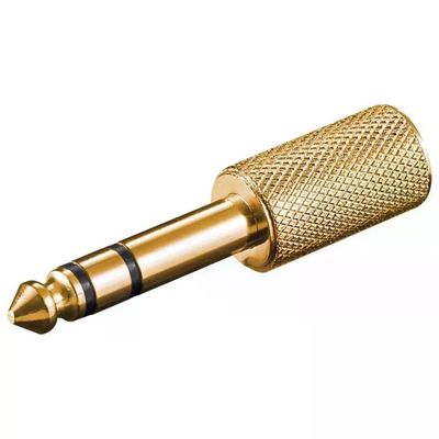 GOOBAY 11062 Adattatore jack audio 3,5 mm a 6,35 mm placcato oro