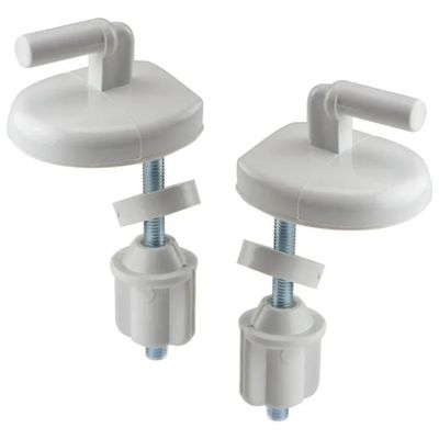 Saniplast Chamonix 2FSE501102 – Kit cerniere per sedile WC, bianco