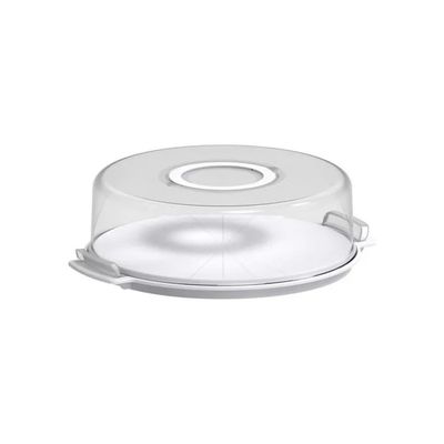 Guzzini Chef Line Porta Torta Basso 33 cm Bianco