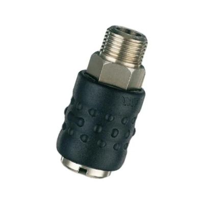 ANI 17/A Rubinetto rapido universale maschio 1/4” in ottone nichelato