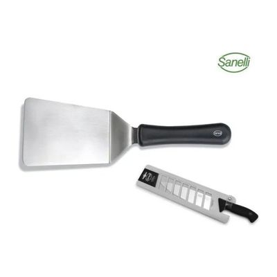 Sanelli Lario Spatola per Lasagne in Acciaio Inox, Nera, 29 cm