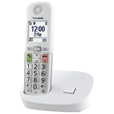 Panasonic KX-TGU410EXW Telefono Cordless DECT con Display 2,1” – Bianco Panasonic KX-TGU410EXW Telefono Cordless DECT con Display 2,1” – Bianco