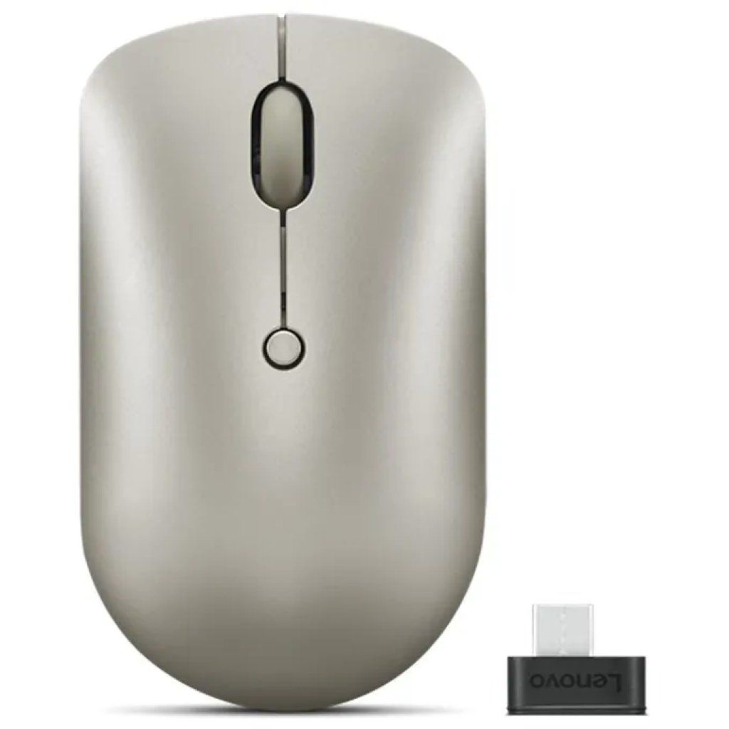 Lenovo 540 Mouse Wireless Compatto USB-C Sabbia Lenovo 540 Mouse Wireless Compatto USB-C Sabbia