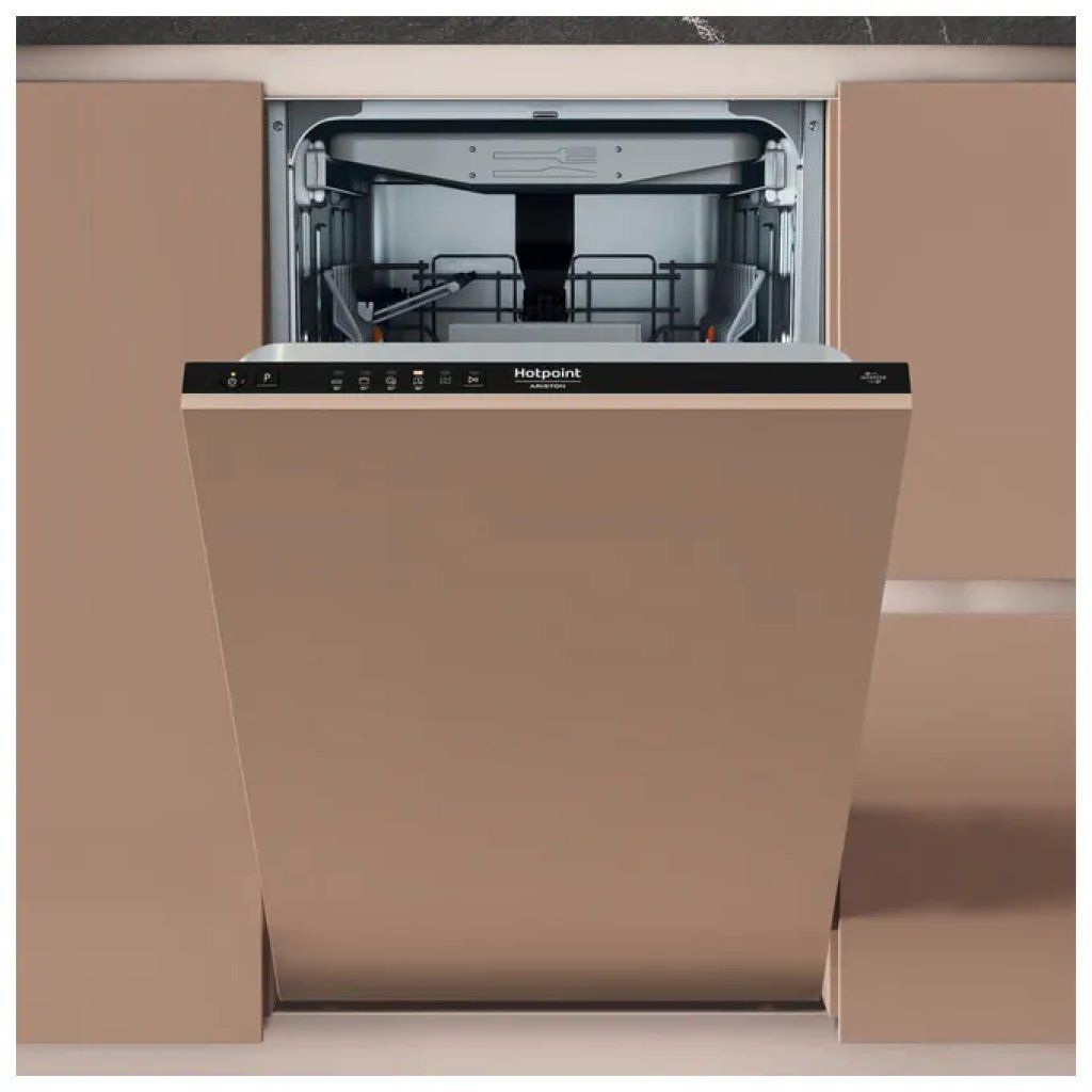 Hotpoint HA4ID11CS80 Lavastoviglie da incasso slim, 11 coperti, classe D, ActiveDry, inox