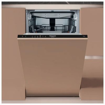 Hotpoint HA4ID11CS80 Lavastoviglie da incasso slim, 11 coperti, classe D, ActiveDry, inox