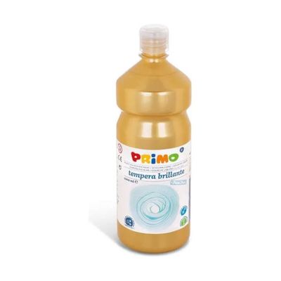 PRIMO Tempera Brillante Oro per Attività Creative, 1000 ml