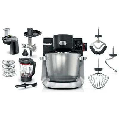 Bosch Serie 6 MUMS6ZS34 Impastatrice Planetaria 1600 W, 5,5 L, Nero e Inox