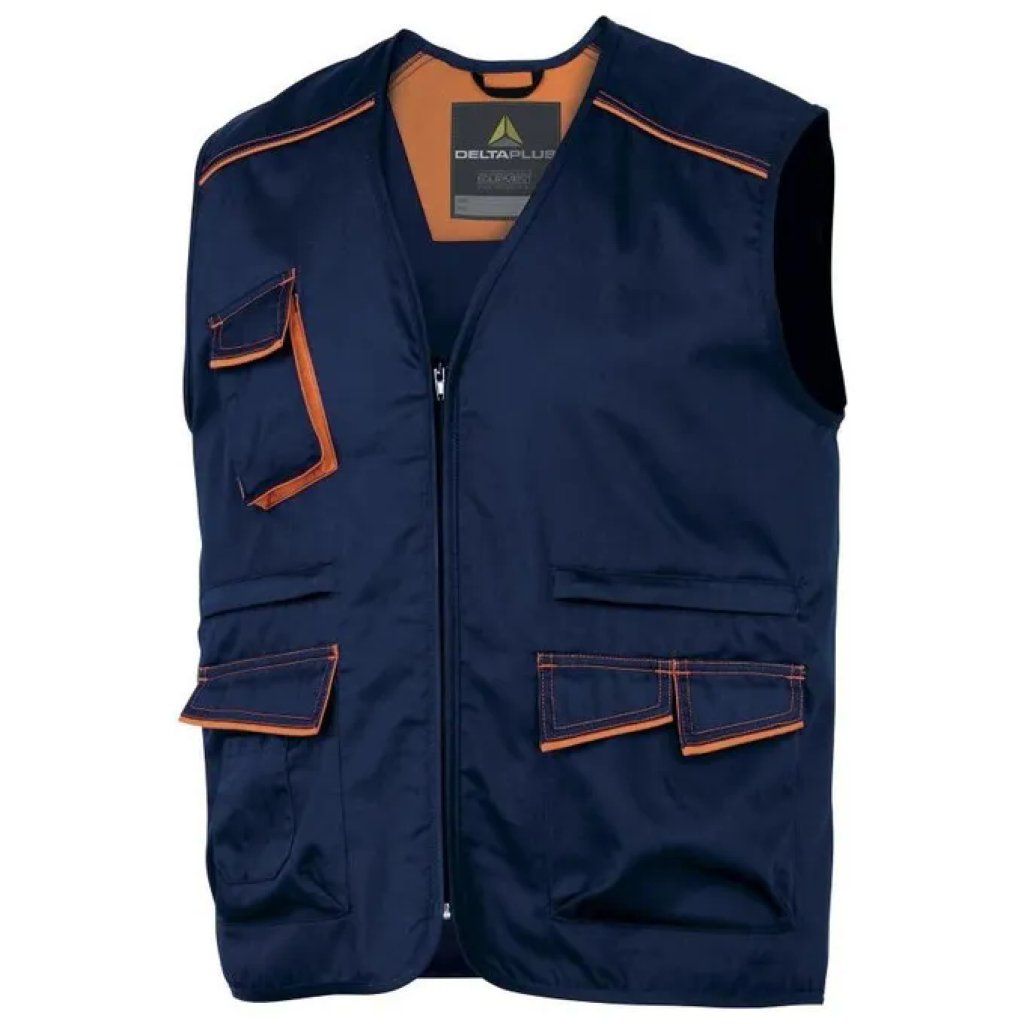 Delta Plus M1GI2 – Gilet da lavoro con 6 tasche