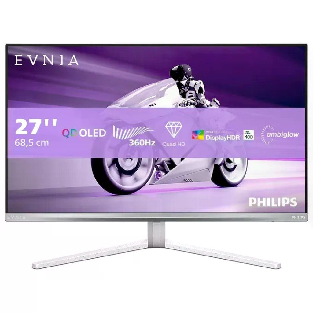 Philips 27M2N8500 Evnia 8000 Monitor Gaming QD-OLED 27'' QHD 2560x1440 360Hz 0.03ms HDR400 FreeSync G