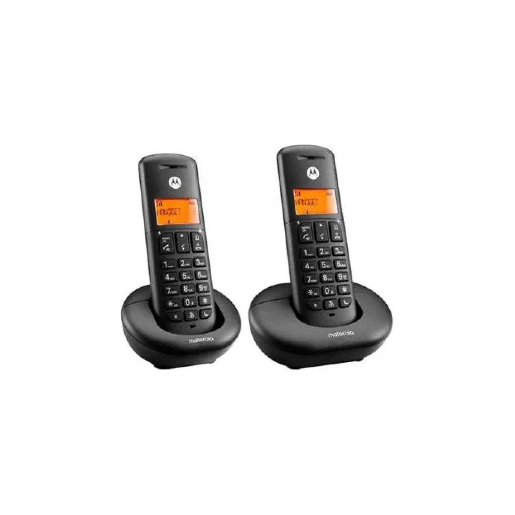 Motorola E202 Duo Telefono Cordless DECT Nero