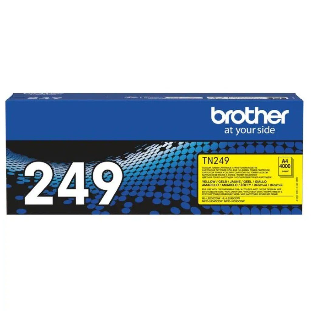 Brother TN-249Y Toner Giallo Originale Alta Capacità, 4.000 Pagine