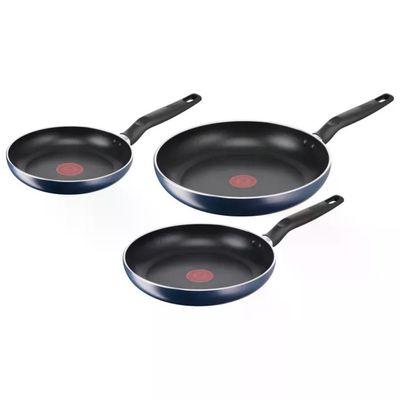Lagostina Mirtillo Set 3 Padelle Antiaderenti a Induzione, 20, 24 e 28 cm
