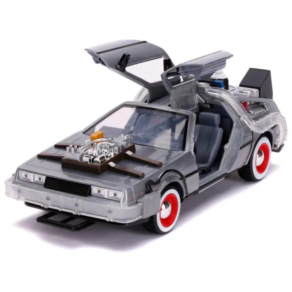 JADA Toys DeLorean Time Machine Ritorno al Futuro 1:24