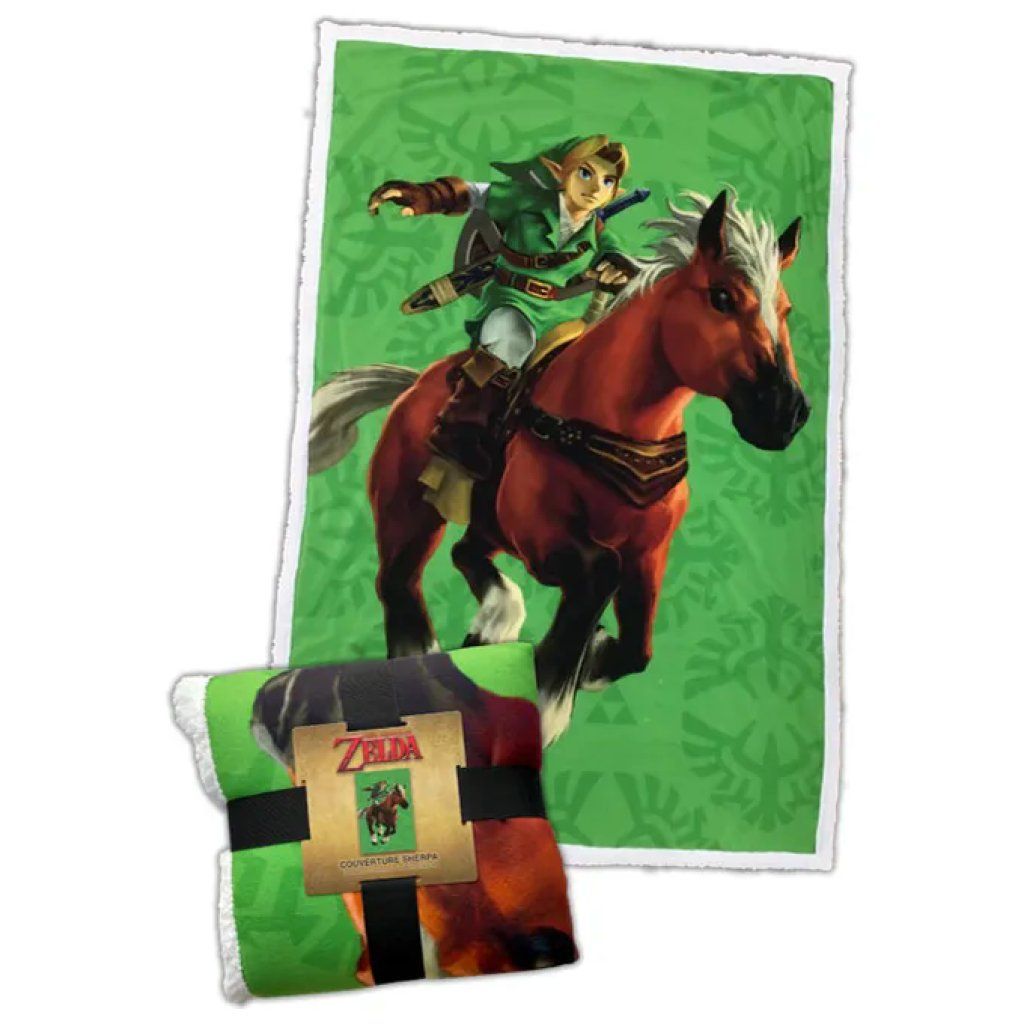 LYO Coperta Sherpa The Legend of Zelda Link ed Epona 100 x 150 cm LYO Coperta Sherpa The Legend of Zelda Link ed Epona 100 x 150 cm