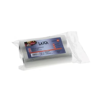 LAICA VT3508 Rotoli per sottovuoto alimentare, 2 pezzi da 20 × 600 cm