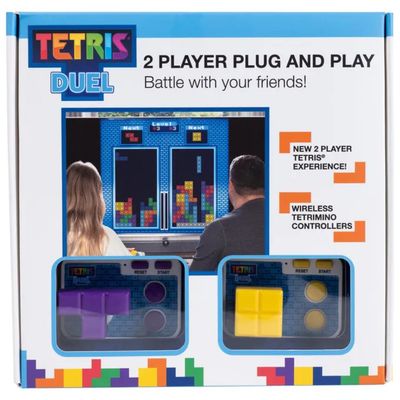 Fizz Creations Tetris Duel – Gioco TV Plug & Play per 2 giocatori Fizz Creations Tetris Duel – Gioco TV Plug & Play per 2 giocatori