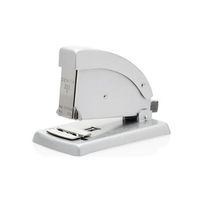 Zenith 215201047 – Cucitrice da tavolo in acciaio, fino a 40 fogli, profondità 7 cm, colore alluminio