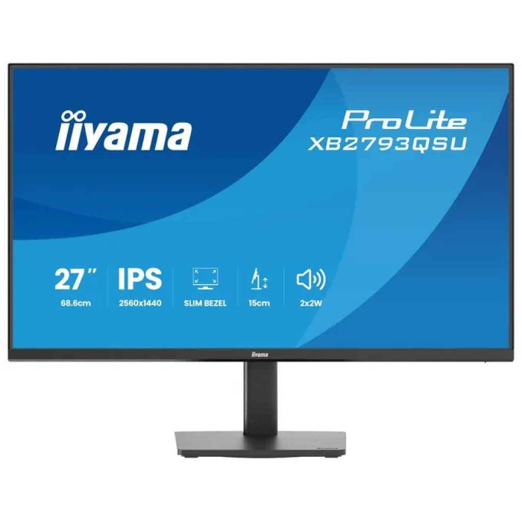 IIYAMA Monitor iiyama ProLite XB2793QSU-B1 27 IIYAMA Monitor iiyama ProLite XB2793QSU-B1 27" Quad HD IPS 75 Hz