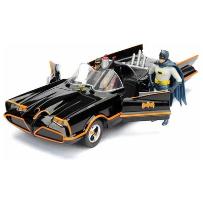 SIMBA TOYS Jada Toys Batmobile Classic 1966 in Scala 1:24 con Batman