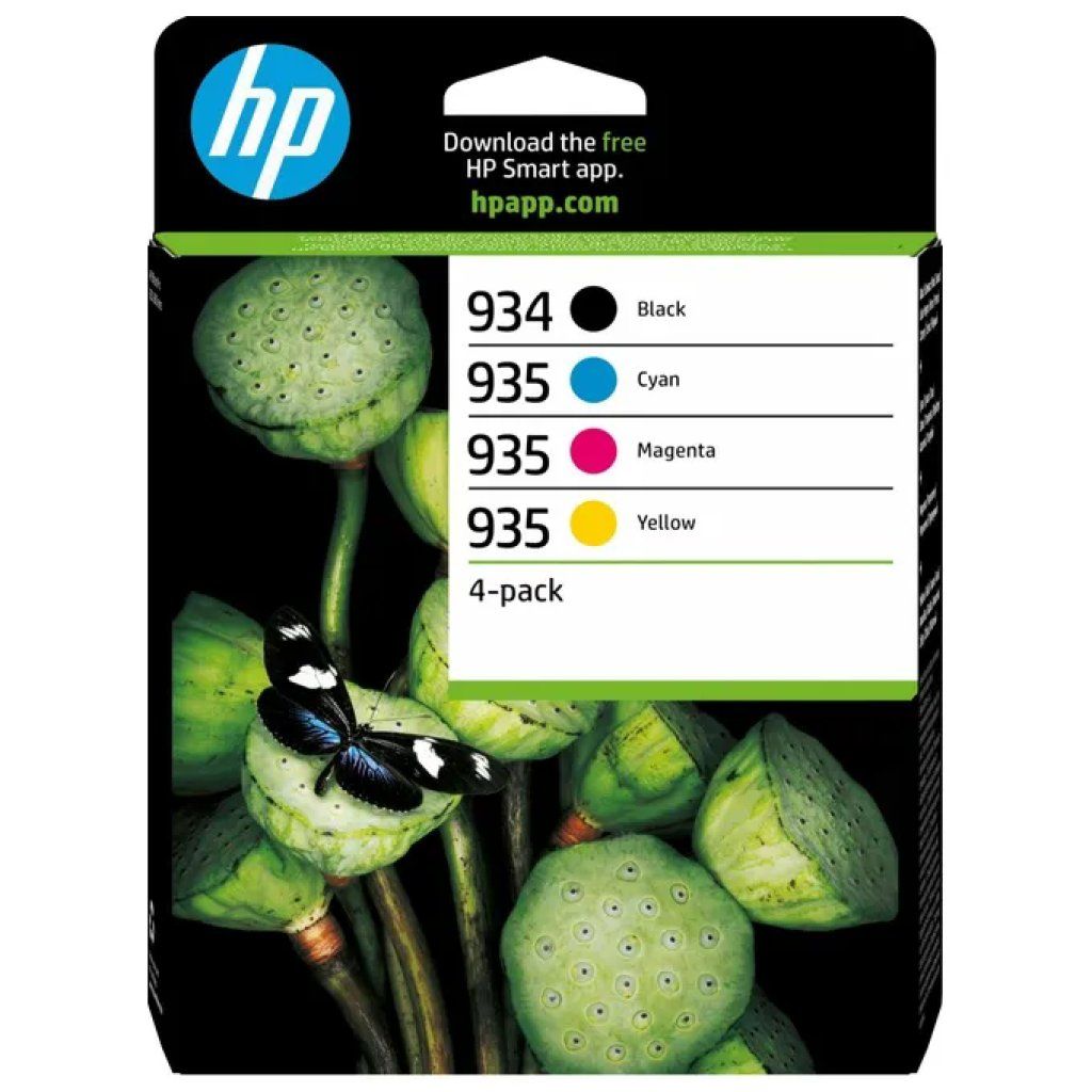 HP 6ZC72AE 934 935 Multipack Cartucce Originali Inkjet Resa Standard 4 Pezzi Nero Ciano Magenta HP 6ZC72AE 934 935 Multipack Cartucce Originali Inkjet Resa Standard 4 Pezzi Nero Ciano Magenta