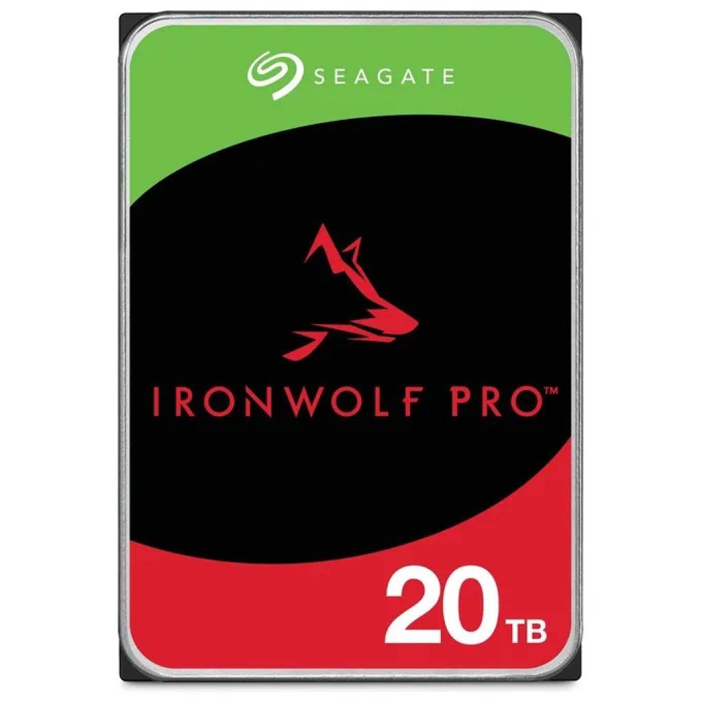 Seagate ST20000NT001 IronWolf Pro HDD 20TB SATA3 3.5'' 7200 rpm 256MB Cache colore Nero Seagate ST20000NT001 IronWolf Pro HDD 20TB SATA3 3.5'' 7200 rpm 256MB Cache colore Nero