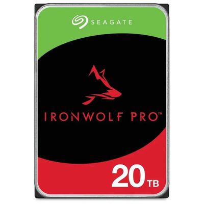 Seagate ST20000NT001 IronWolf Pro HDD 20TB SATA3 3.5'' 7200 rpm 256MB Cache colore Nero