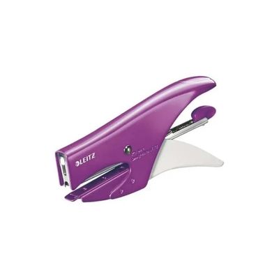 Leitz WOW 5547 Cucitrice a Pinza Viola Orchidea, 15 Fogli