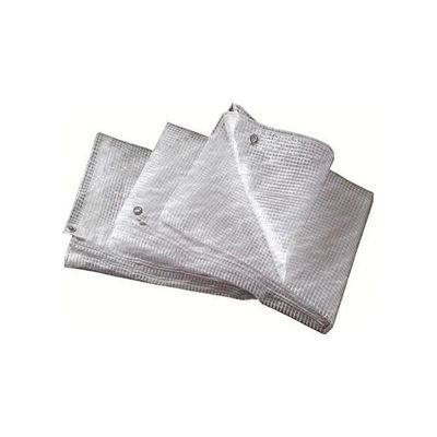 4F Telo Copertura Retinato con Occhielli 4 x 4 m Bianco 4F Telo Copertura Retinato con Occhielli 4 x 4 m Bianco