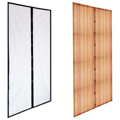 IRS Zanzariera Magnetica Nera per Porte, 140 x 250 cm