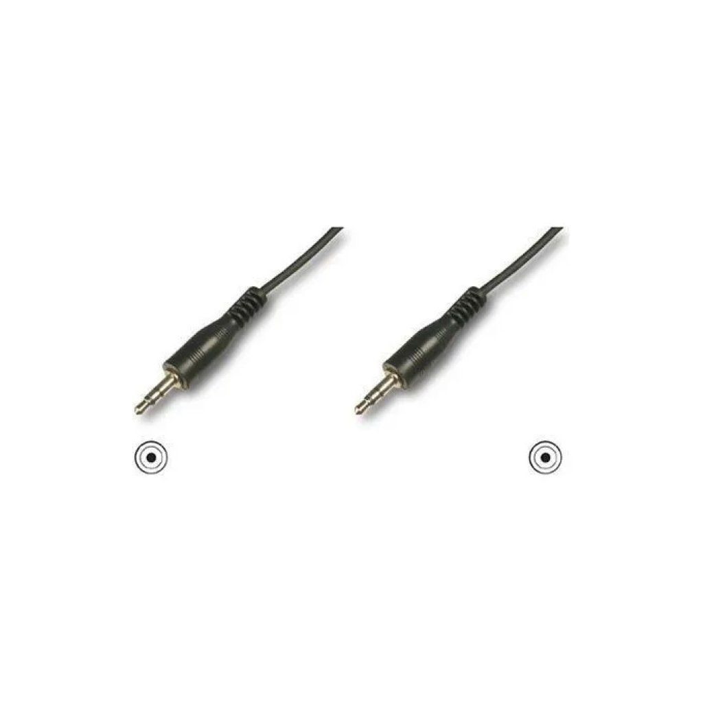 Nilox Cavo Audio Stereo Jack 3,5 mm Maschio-Maschio, 1 m, Nero