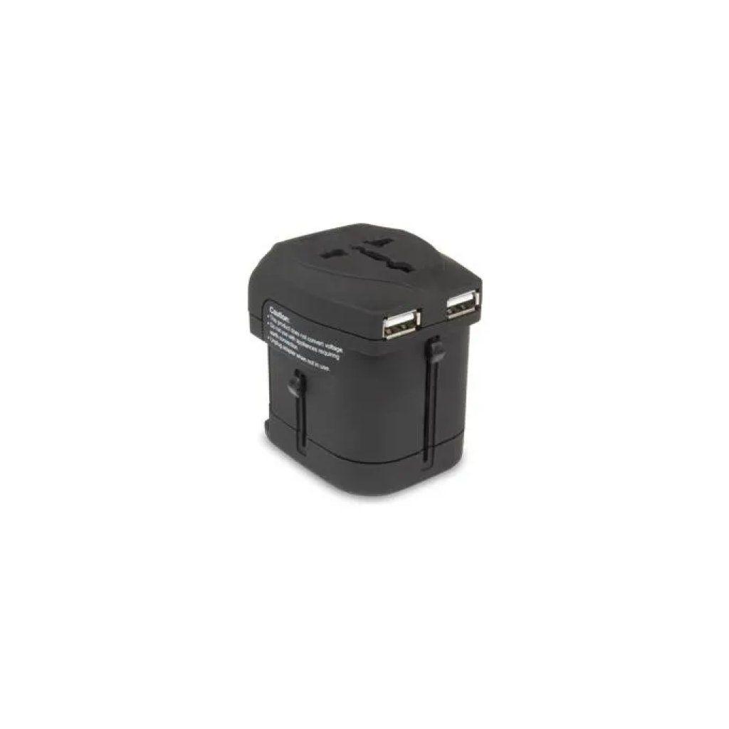 Hamlet XPW2UTRAVEL Adattatore Universale da Viaggio con 2 Porte USB Hamlet XPW2UTRAVEL Adattatore Universale da Viaggio con 2 Porte USB